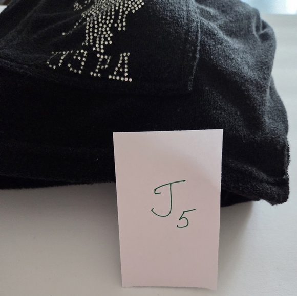 USPA Black Towel Romper Sz.L - Picture 7 of 7